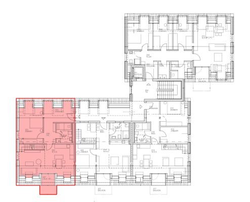 Dachgeschoss - Lage Wohnung 9