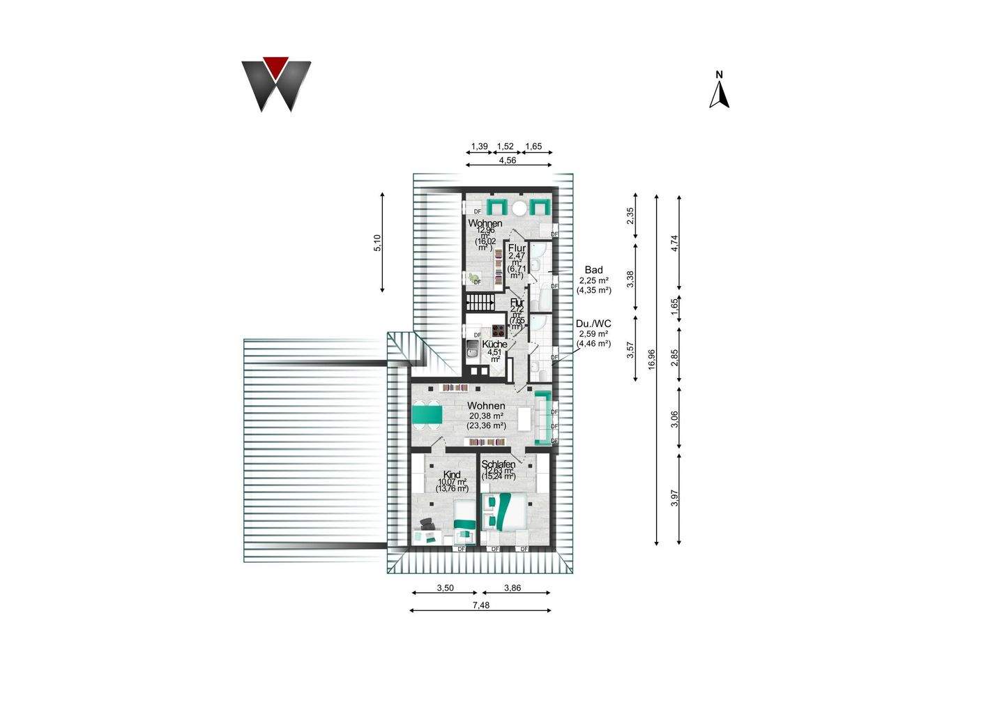 Immobilie in Delitzsch - MFH mit sicheren Mieteinnahmen in bester Lage! -  5,6% IST-Rendite - voll vermietet! - Bild 18