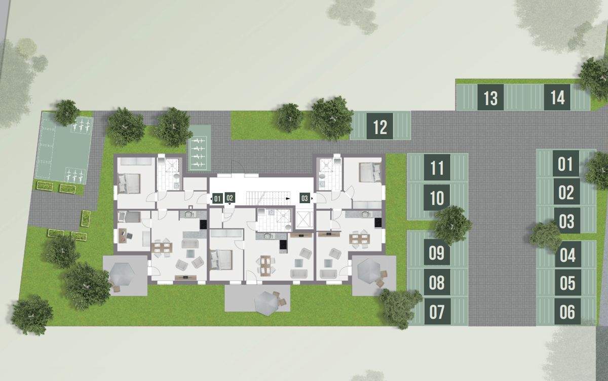 Immobilie in Prittriching - Wohnen mit Weitblick ab 60 Jahren in einem barrierefreien Wohnumfeld - Bild 6