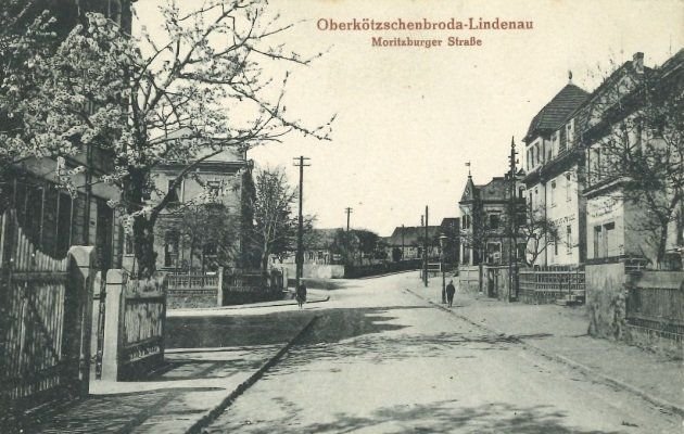 historische Ansicht Oberkötzschenbroda-Lindenau