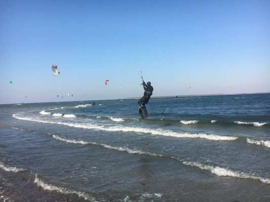 Kite-Surfer Paradies