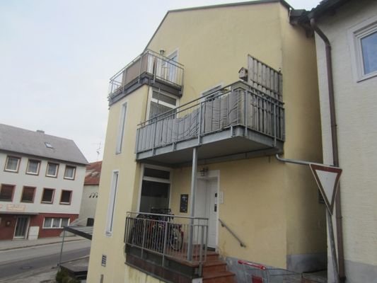 Fassade mit Balkon