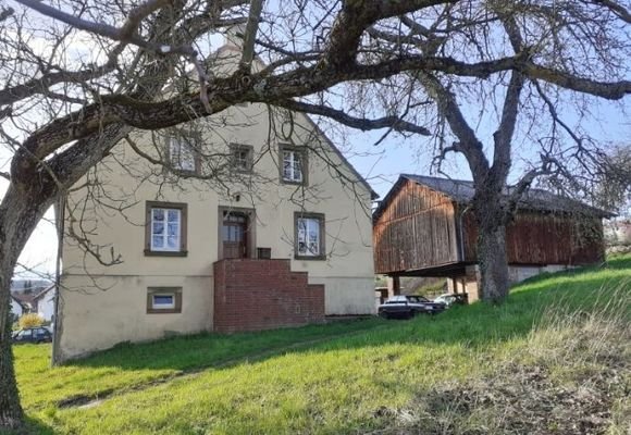 Eingang Wohnhaus und Scheunenhaus