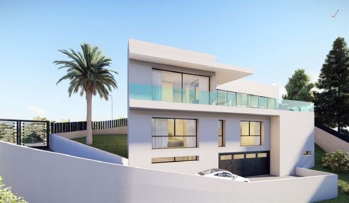 Neubau-Luxusvilla mit Meerblick in Costa den Blane