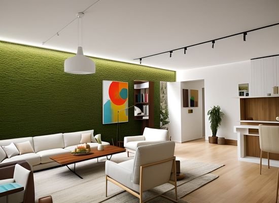 Wohnzimmer - visualisiert